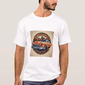 Vintage Car by Oddball Cow T-Shirt
