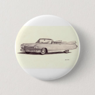 Vintage Car: Cadillac Eldorado (1959) Pinback Button