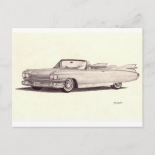 Vintage Car: Cadillac Eldorado Postcard