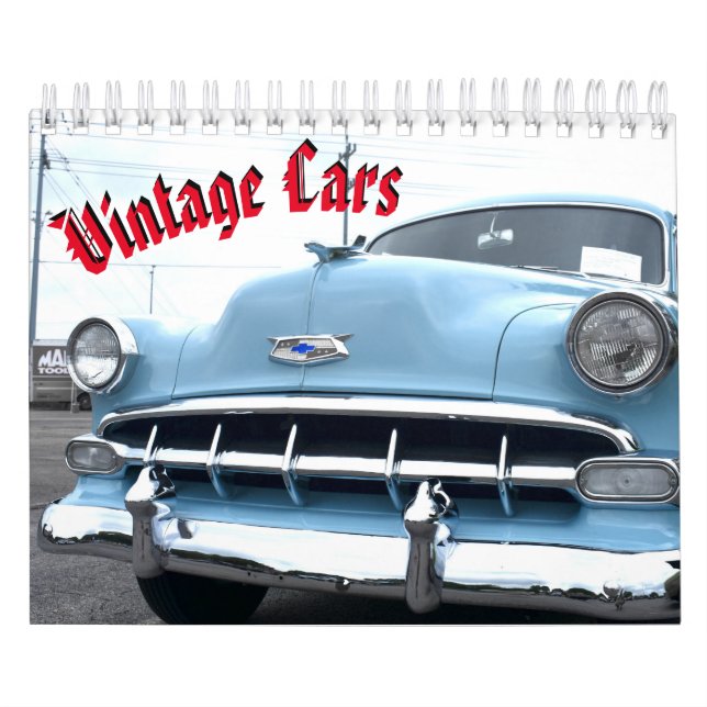 Vintage Car Calendar (Cover)