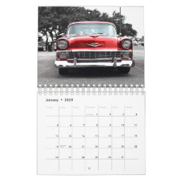 Vintage Car Calendar | Zazzle