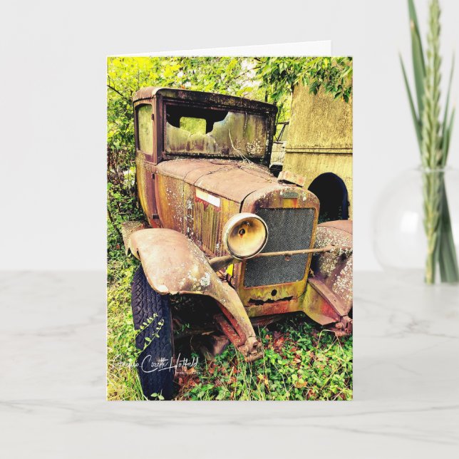 Vintage Car  Card (Front)
