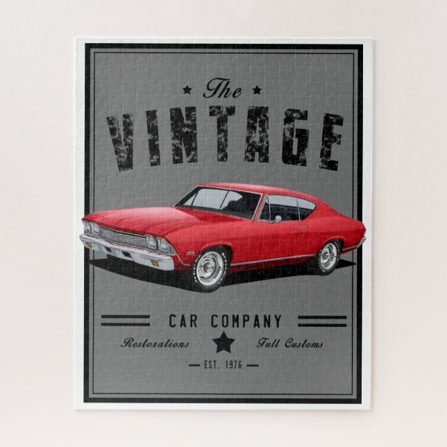 Vintage Car Chevelle Jigsaw Puzzle (Vertical)