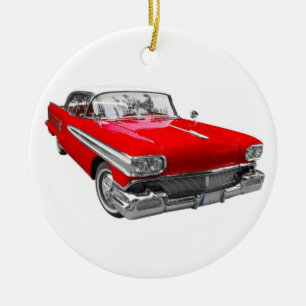 Vintage Car Christmas Tree Ornament