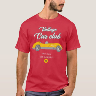 Vintage Car Club ee Classic Car funny family frien T-Shirt