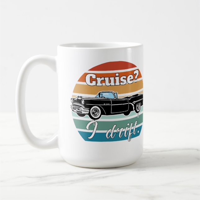 vintage car coffee mug (Left)