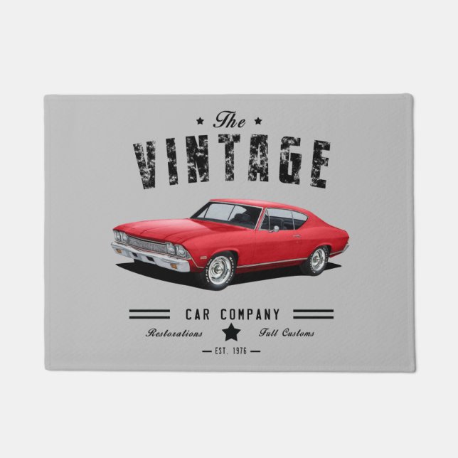 Vintage Car Company Chevelle Doormat (Front)