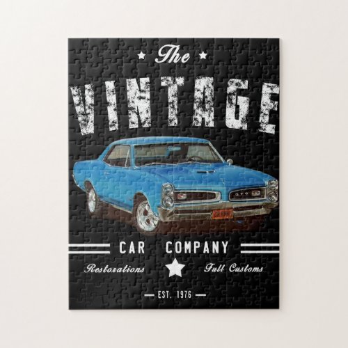 Vintage Car Company GTO Jigsaw Puzzle