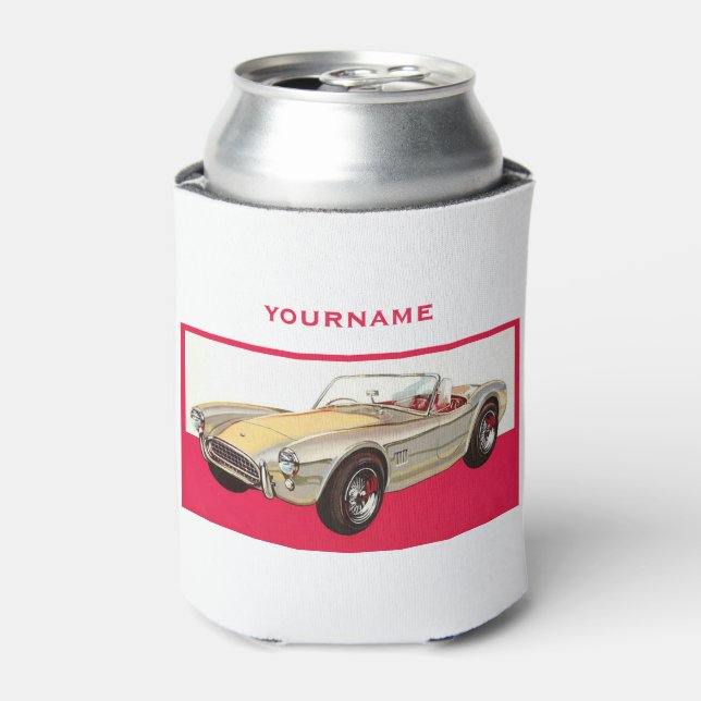 Vintage car custom can cooler (Can Front)
