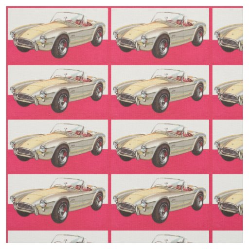 Vintage car custom fabric