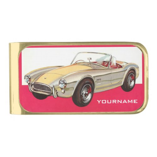 Vintage car custom money clip