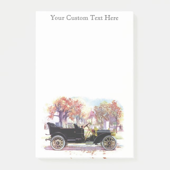 Vintage car custom notes (Front)