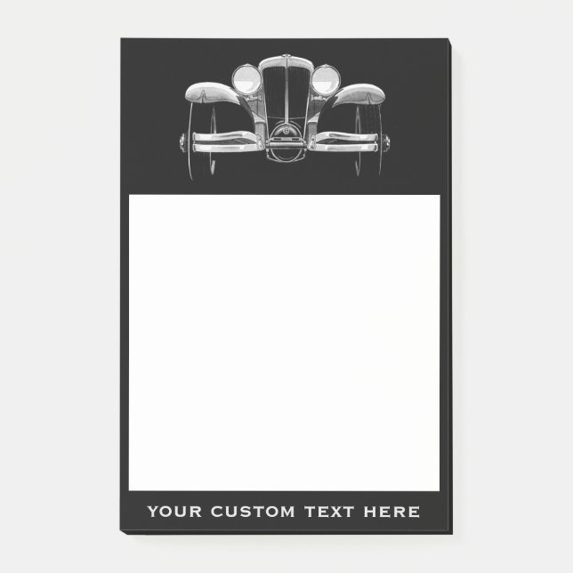 Vintage car custom notes (Front)