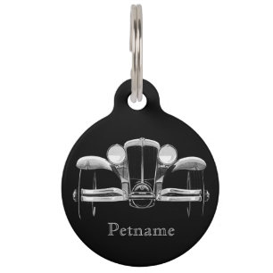 Vintage car custom pet tags