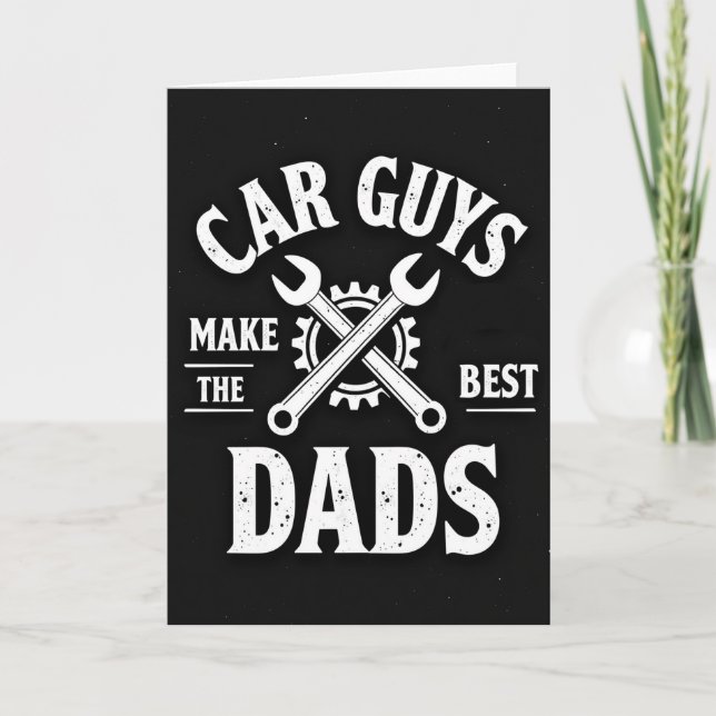 Vintage Car Dads Fathers Day Card (Front)