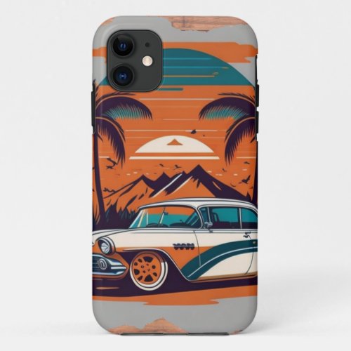 vintage car dreams iPhone 11 case