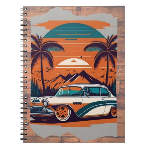 vintage car dreams notebook