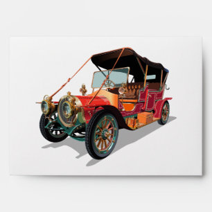 Vintage car envelope