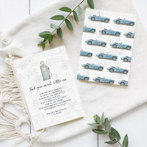 Vintage Car Fuel Your Mind Book Request Enclosure Card