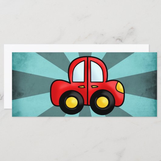 Vintage car illustration (Front/Back)