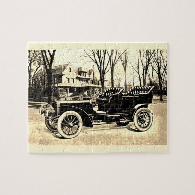 Vintage car jigsaw puzzle (Horizontal)