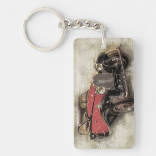 Vintage Car Keychain