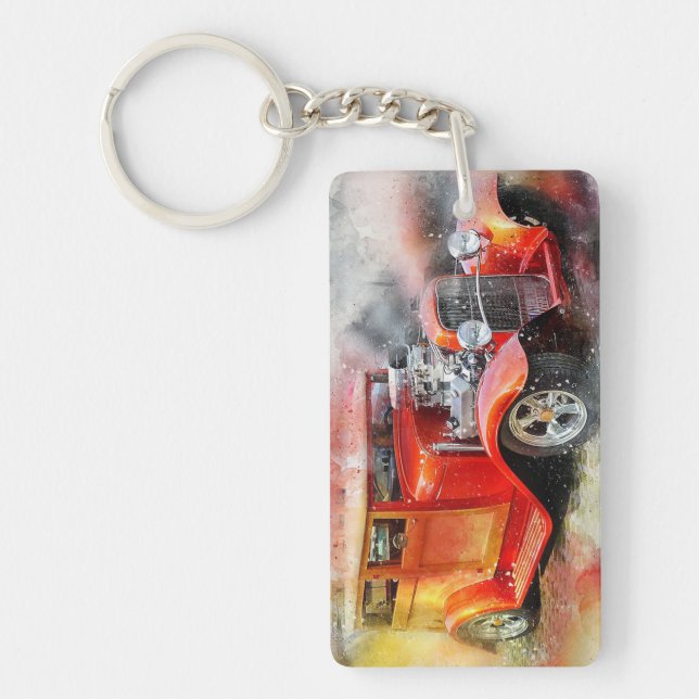 Vintage Car Keychain (Front)