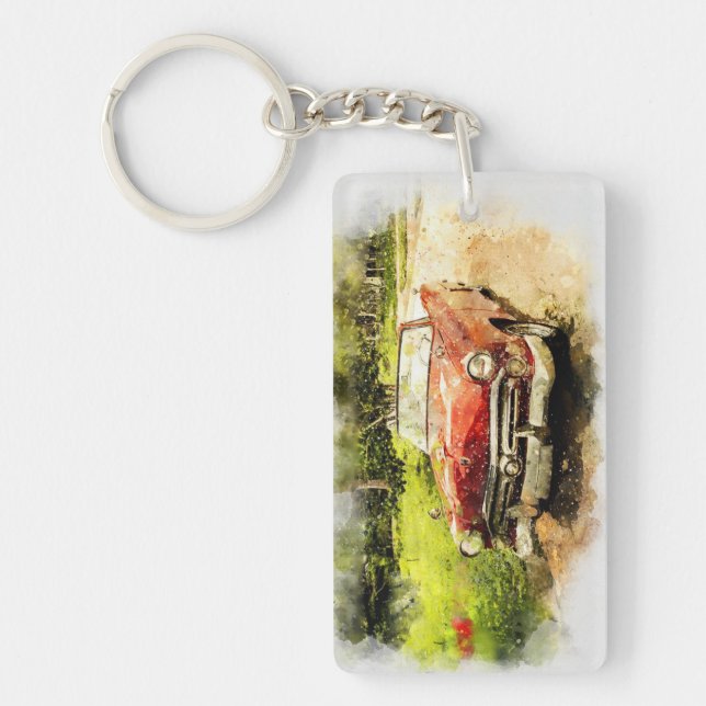 Vintage Car Keychain (Front)