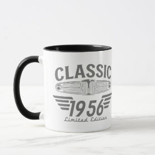 Vintage Car Lover 1956 Made in 1956 70th Birthday Mug