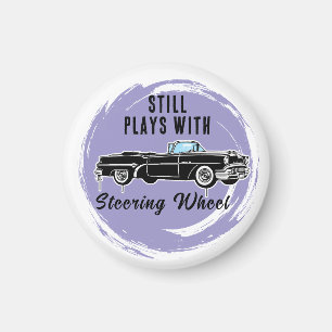 vintage car magnet