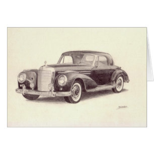 Vintage Car: Mercedes Benz 300S Cards
