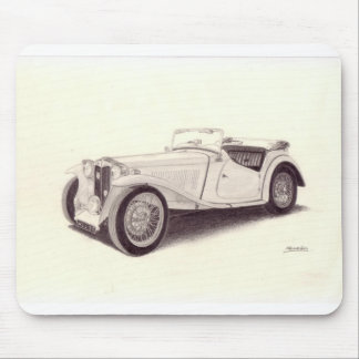 Vintage Car: MG TC Mouse Pad