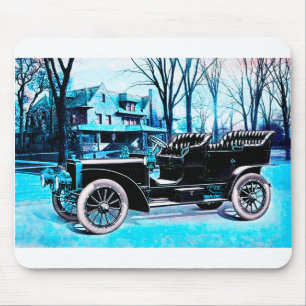 Vintage car mouse pad