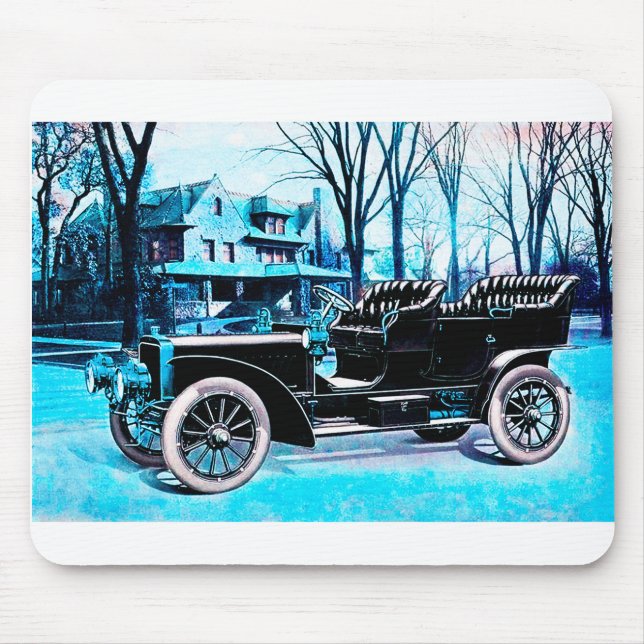 Vintage car mouse pad (Front)