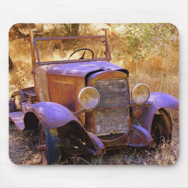 Vintage Car Mouse Pad (Front)