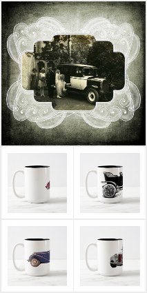 Vintage Car Mugs