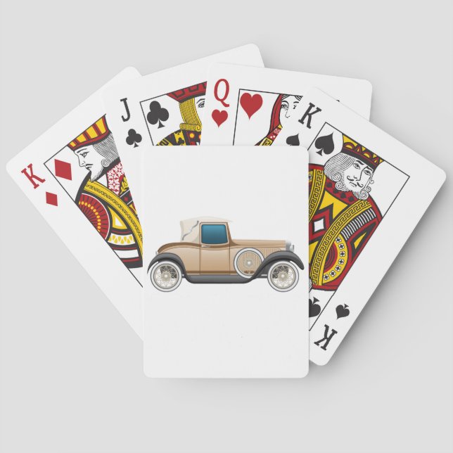 Vintage Car Poker Cards (Back)