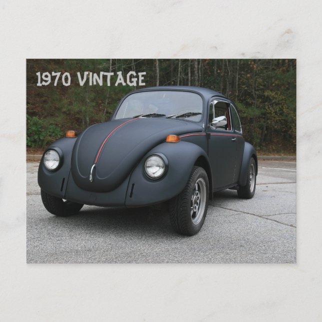Vintage Car Postcard (Front)