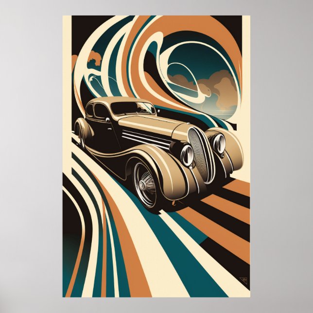 Vintage car  poster (Front)