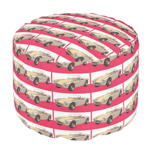 Vintage car pouf