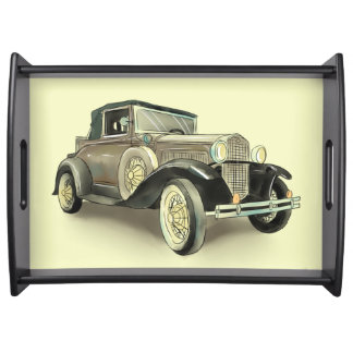Vintage Car Serving Tray