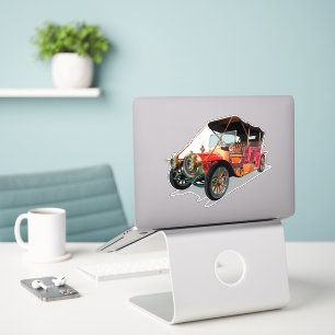 Vintage car sticker