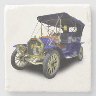 VINTAGE CAR STONE COASTER