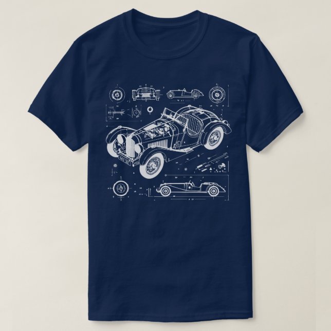 vintage car T-Shirt (Design Front)