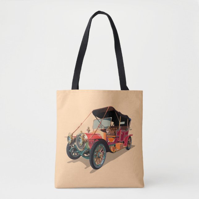 Vintage car tote bag (Front)
