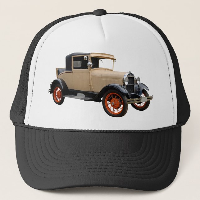 Vintage Car Trucker Hat (Front)