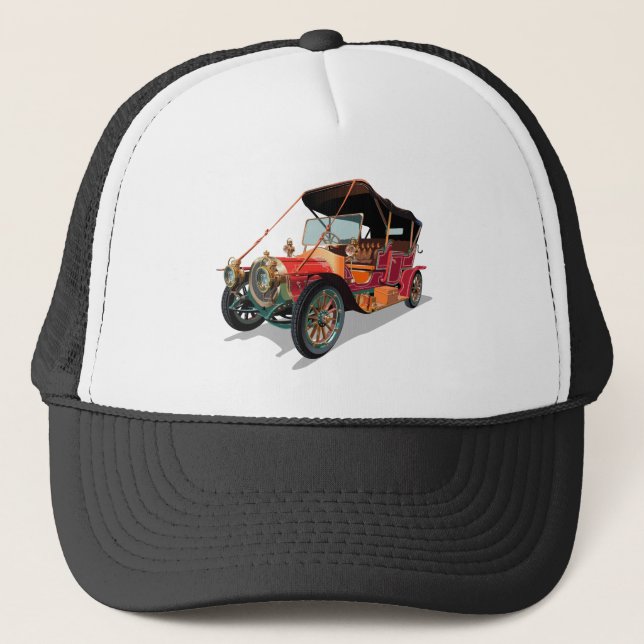 Vintage car trucker hat (Front)
