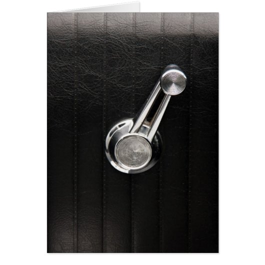 Vintage car window crank (Front)