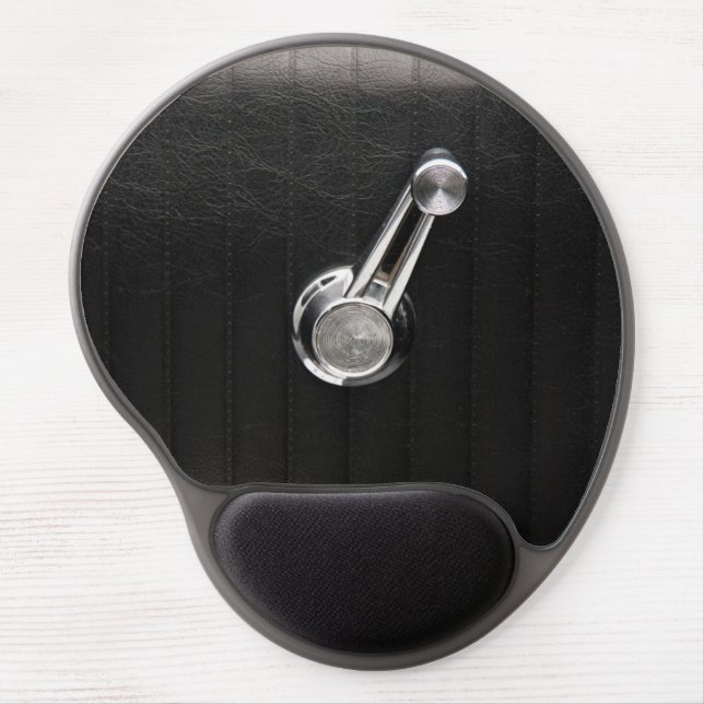 Vintage car window crank gel mouse pad (Front)