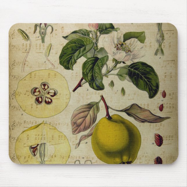 Vintage card Mouse pad (Front)